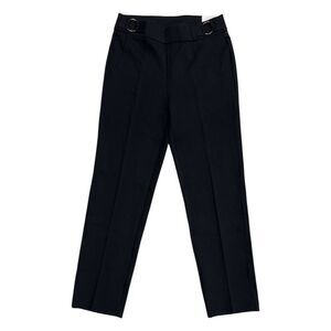 Rafaella Women's Comfort Fit Stretch Straight Leg Ponte Pant - Black